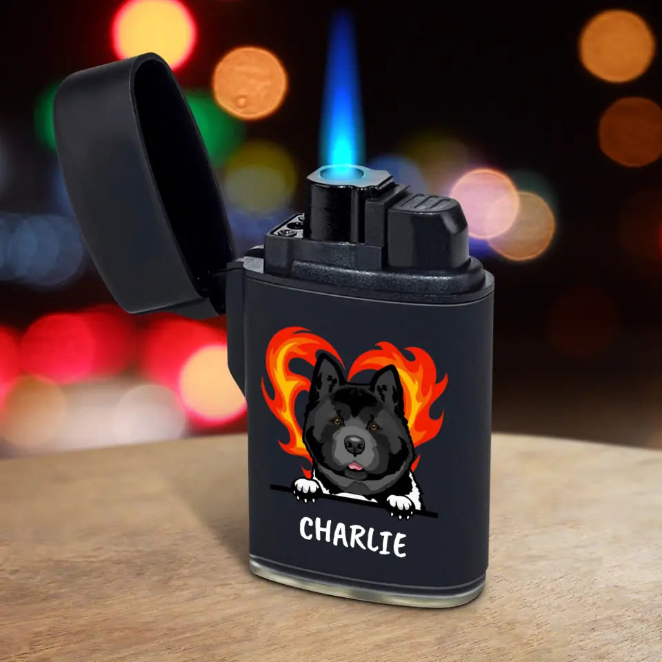 Tout feu, tout flamme - Briquet tempête personnalisé