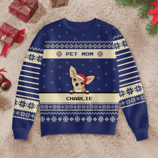 Parents d’animaux - Pull de Noël personnalisé