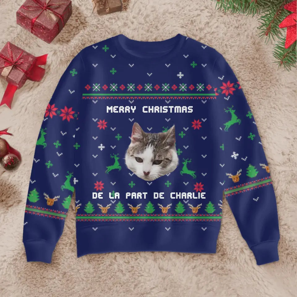 Votre photo - Pull de Noël personnalisé