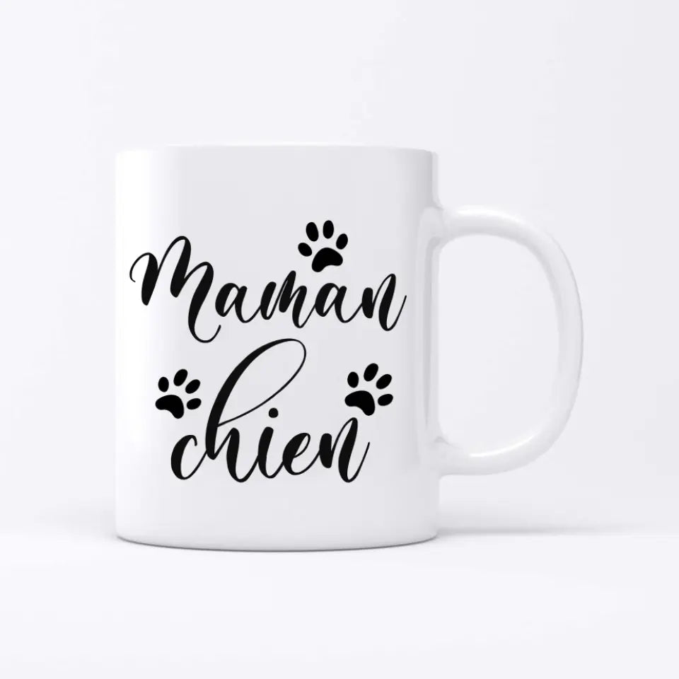 Femme avec animal - Mug personnalisé
