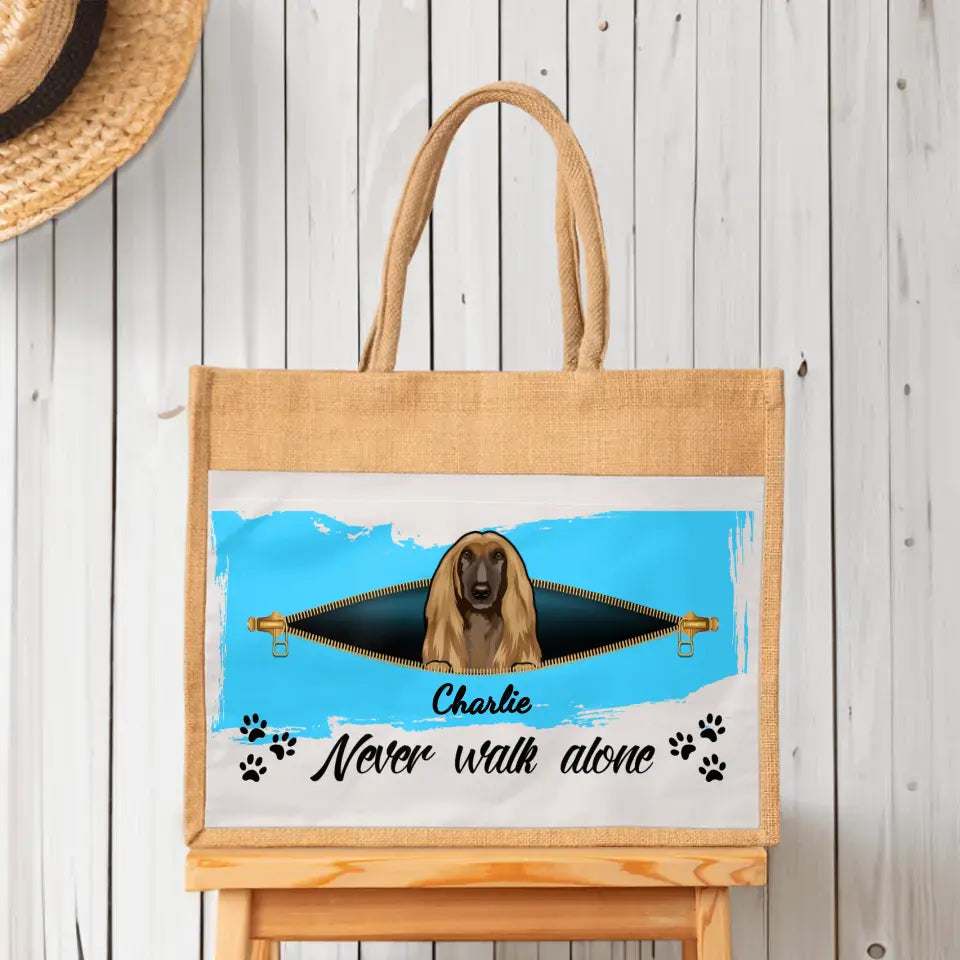 Never walk alone Sac de course personnalise Pet Printed FR