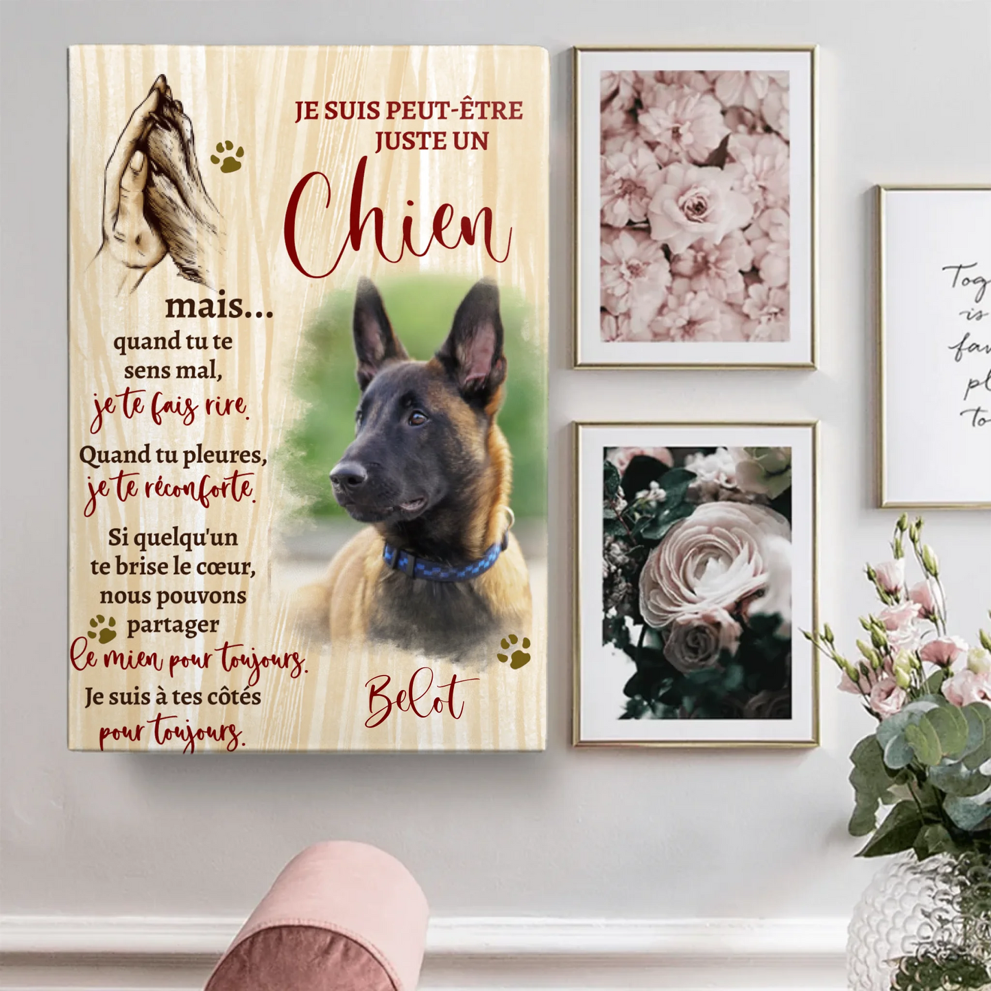 Compagnon fidèle - Toile personnalisée