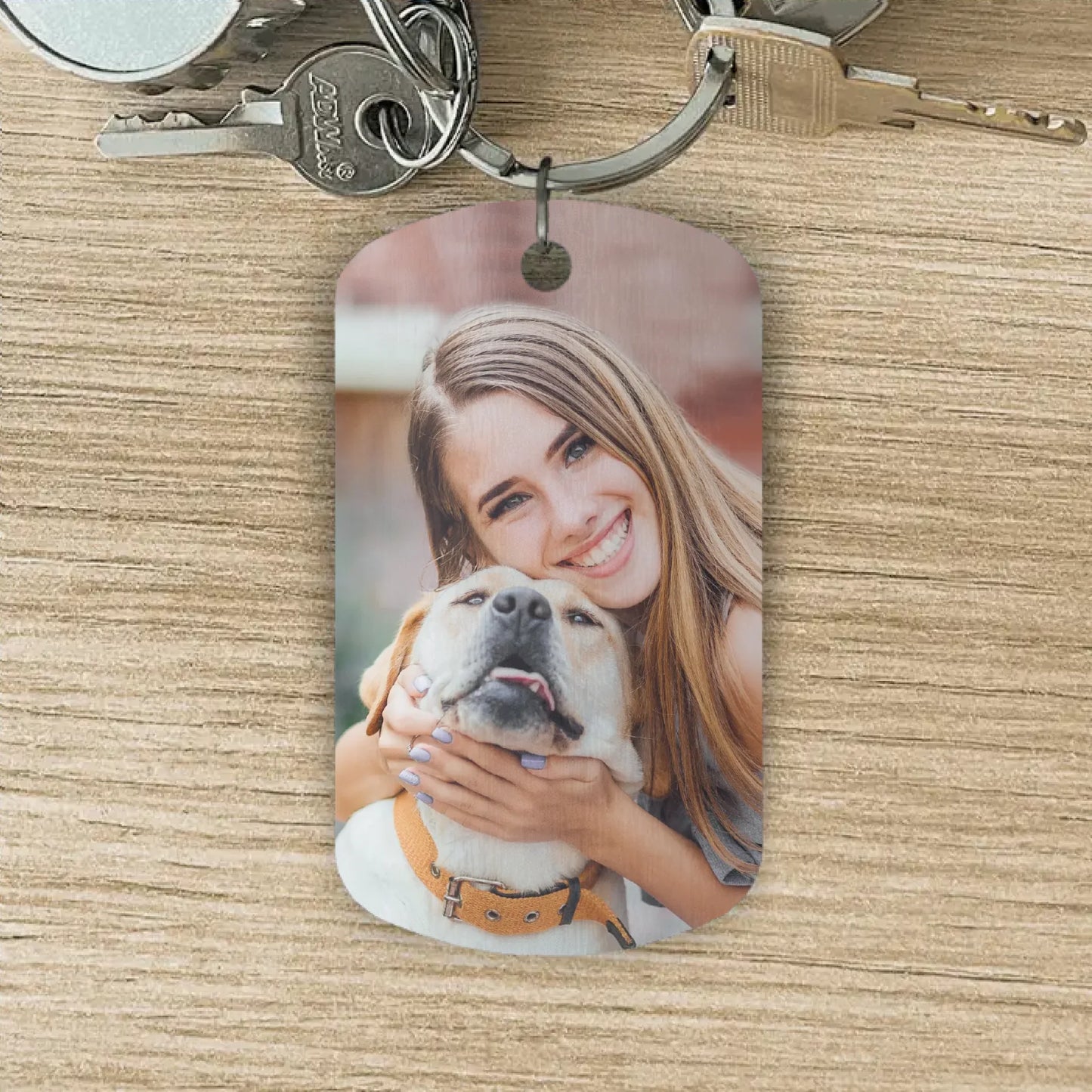 Dream Team - Porte-clés Dog Tag personnalisé