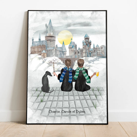 Apprentis magiciens Couple - Poster personnalisé