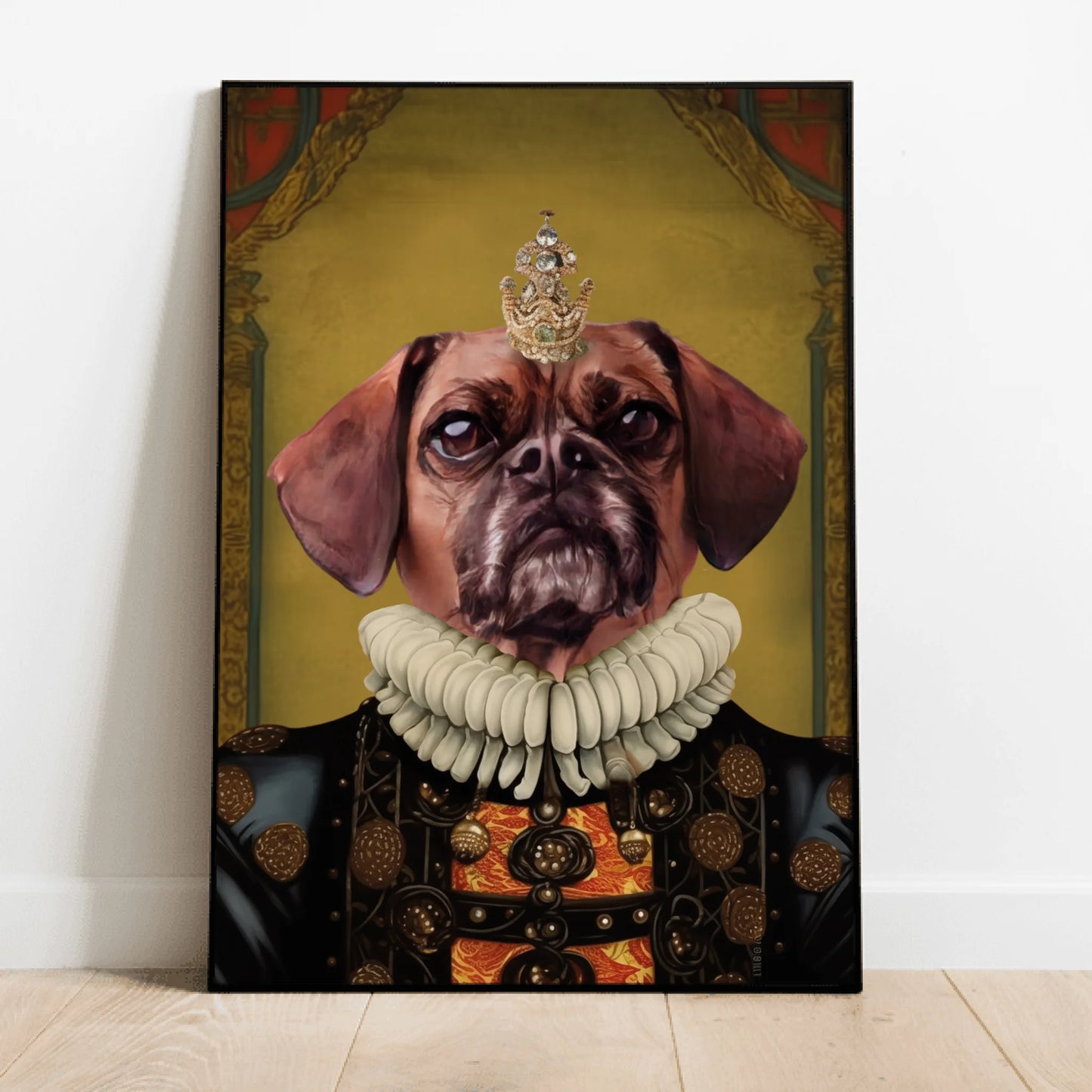 Portrait d’animal royal - Poster personnalisé