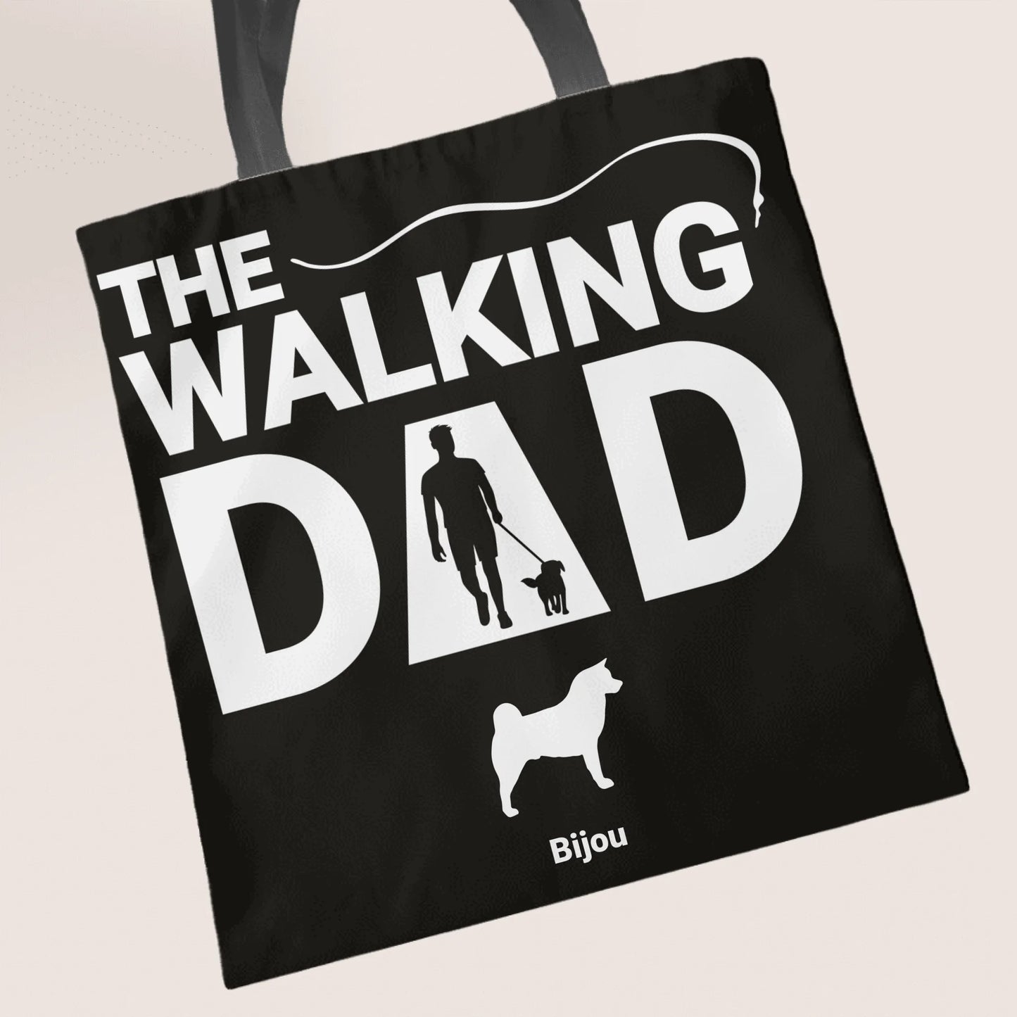 The Walking Mom/ Dad - Sac shopping personnalisé