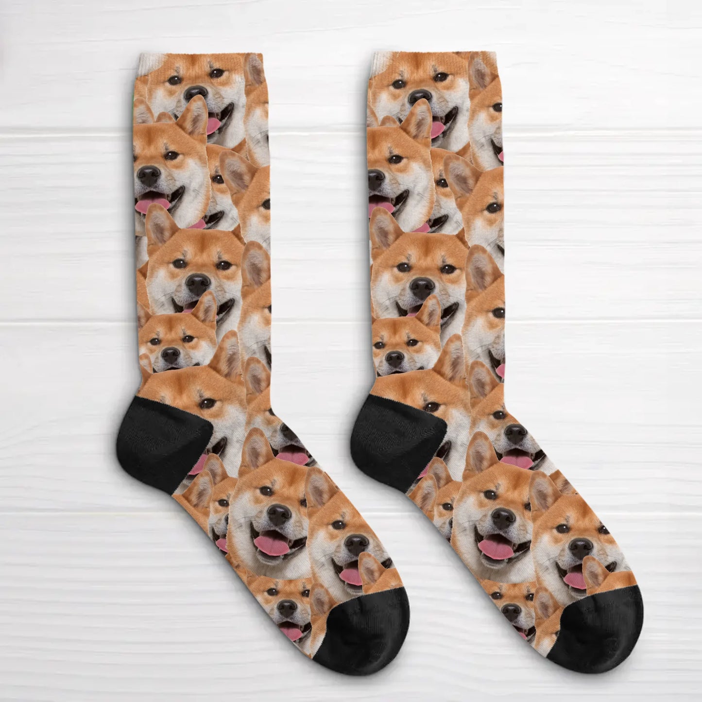 Pêle-mêle de photos - Chaussettes personnalisées