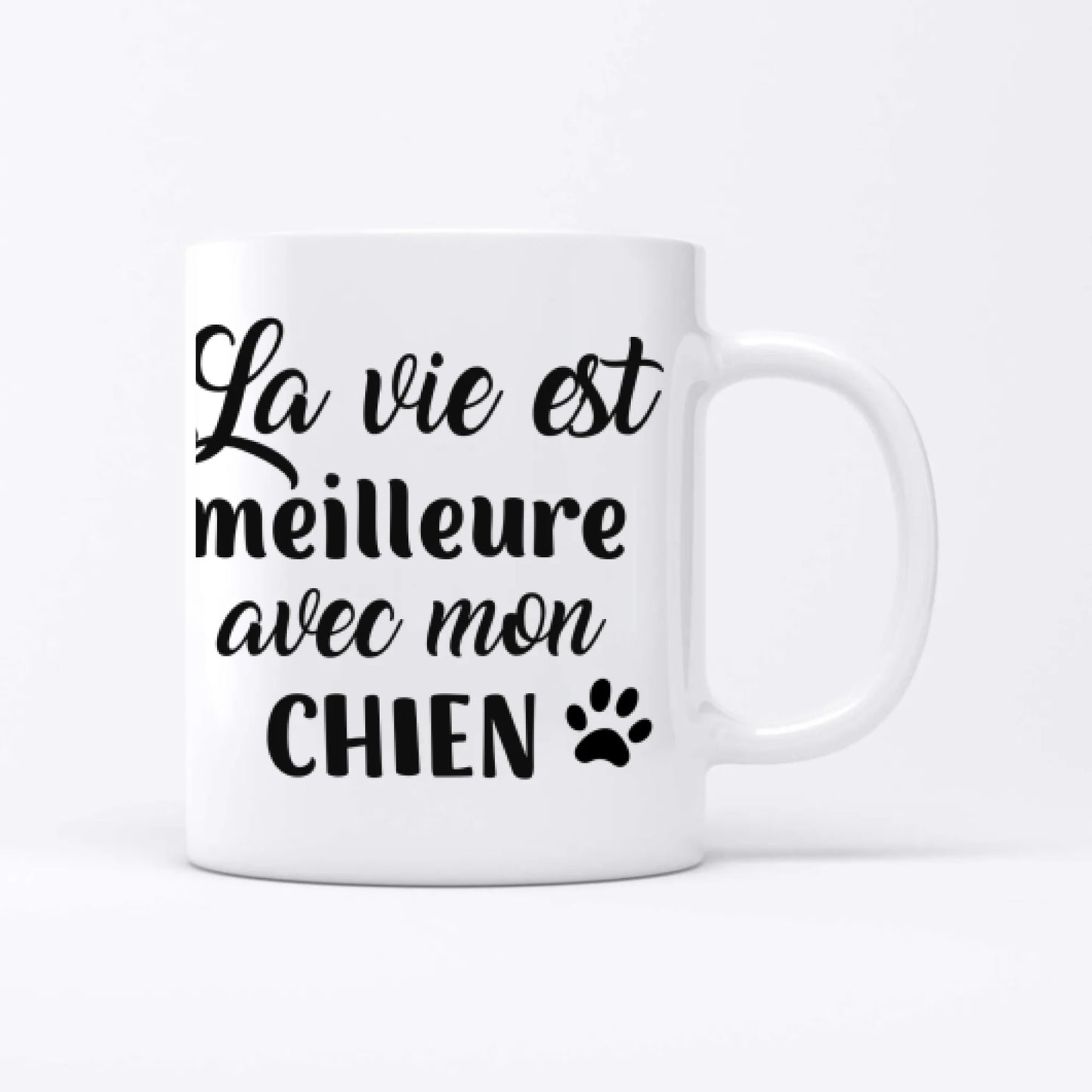 Femme avec animal - Mug personnalisé