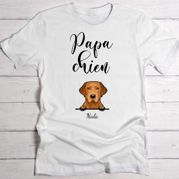 Pet Printed Papa chien T Shirt personnalis Pet Printed FR