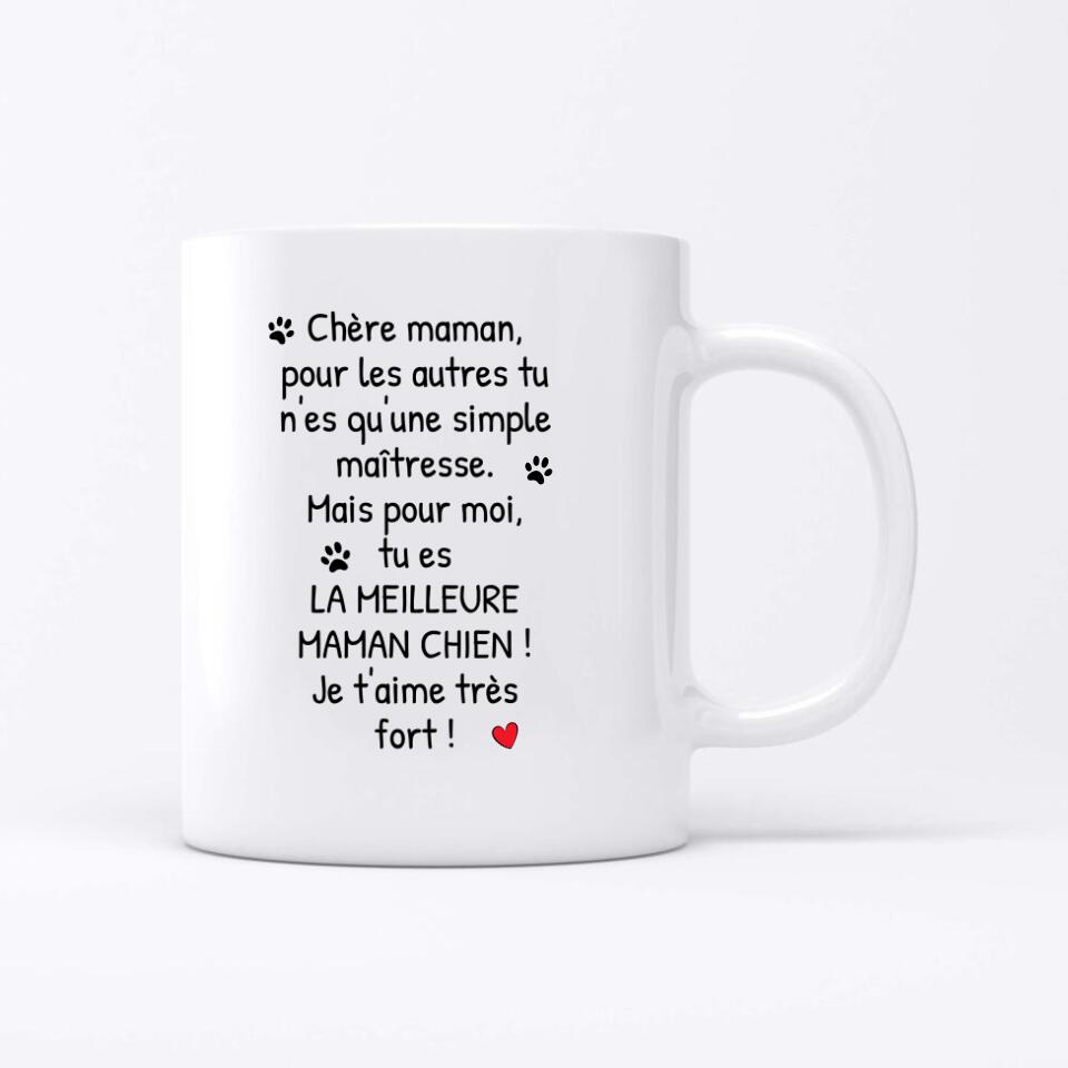 Meilleure maman chien du monde - Mug personnalisé