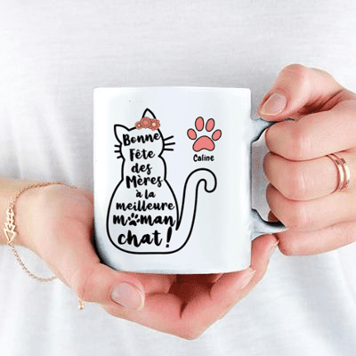 Meilleure maman chat - Mug personnalisé