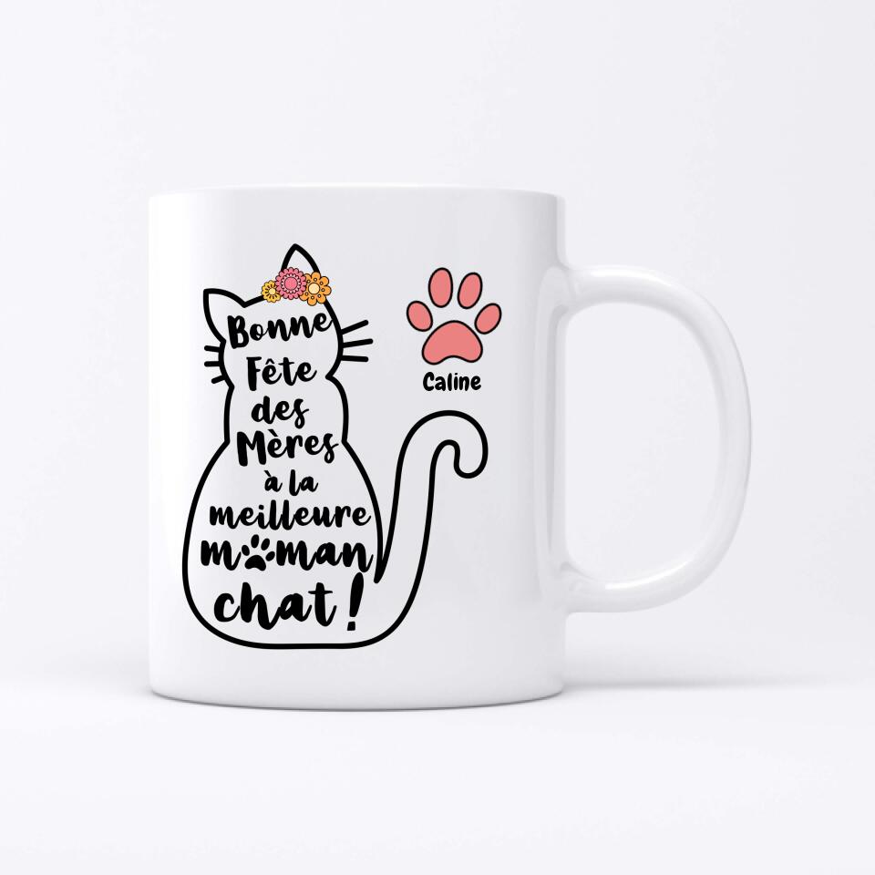 Meilleure maman chat - Mug personnalisé