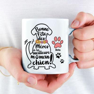 Meilleure maman chien - Mug Personnalisé