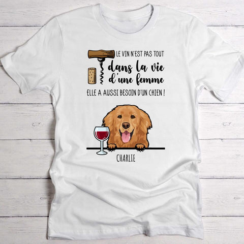 Vin et Wouaf - T-Shirt personnalisé - Featured Image