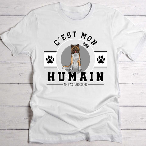 C'est mon humain - T-shirt personnalisé - Featured Image