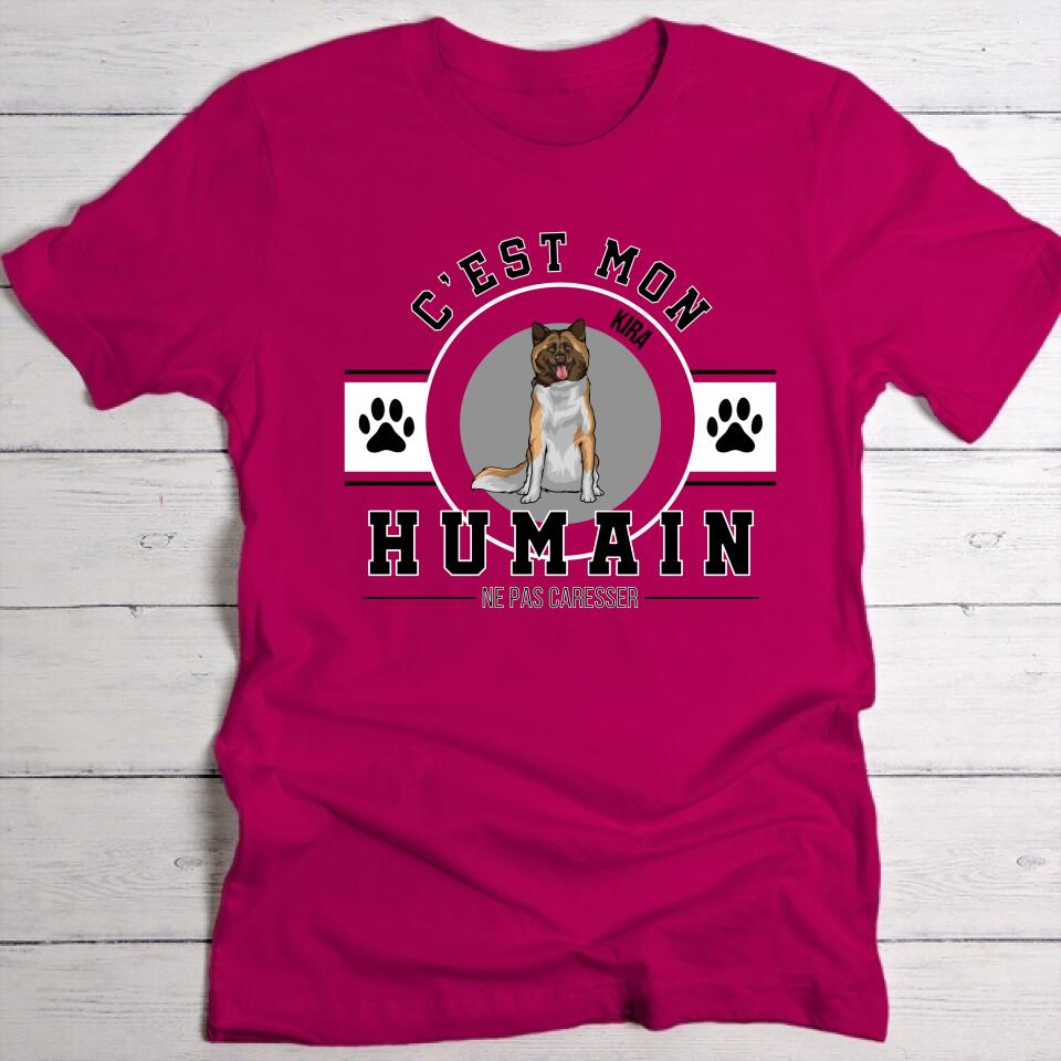 C'est mon humain - T-shirt personnalisé
