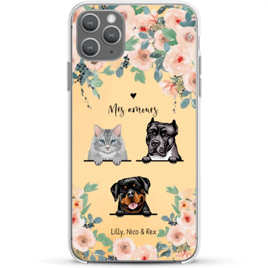 Animaux curieux - Coque de téléphone personnalisée