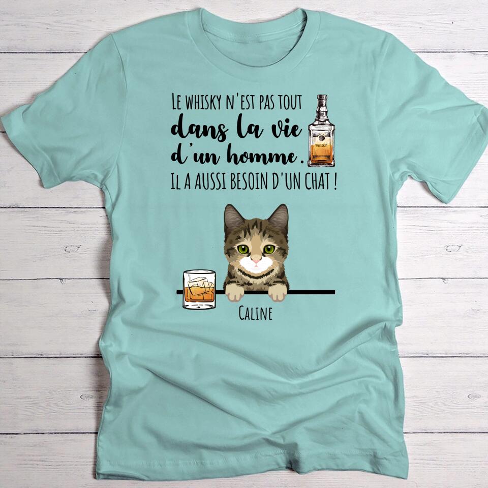 Whisky et Miaou - T-Shirt personnalisé