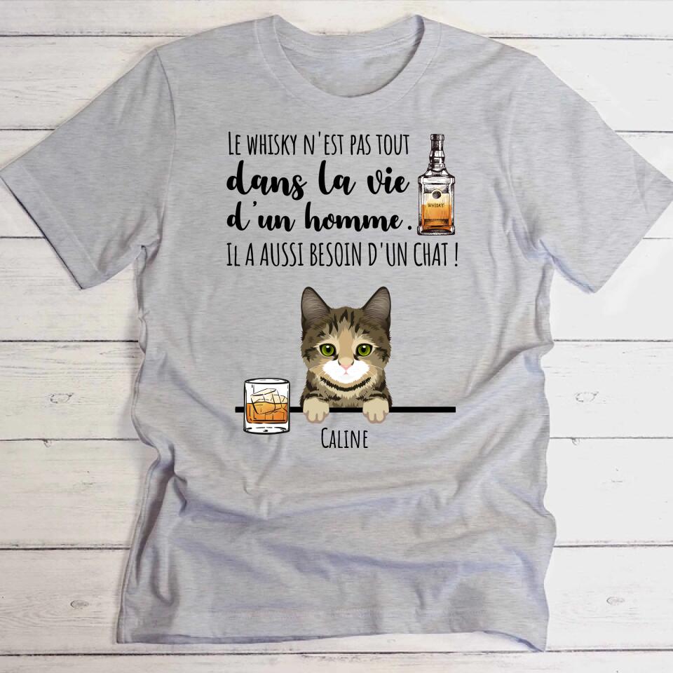 Whisky et Miaou - T-Shirt personnalisé