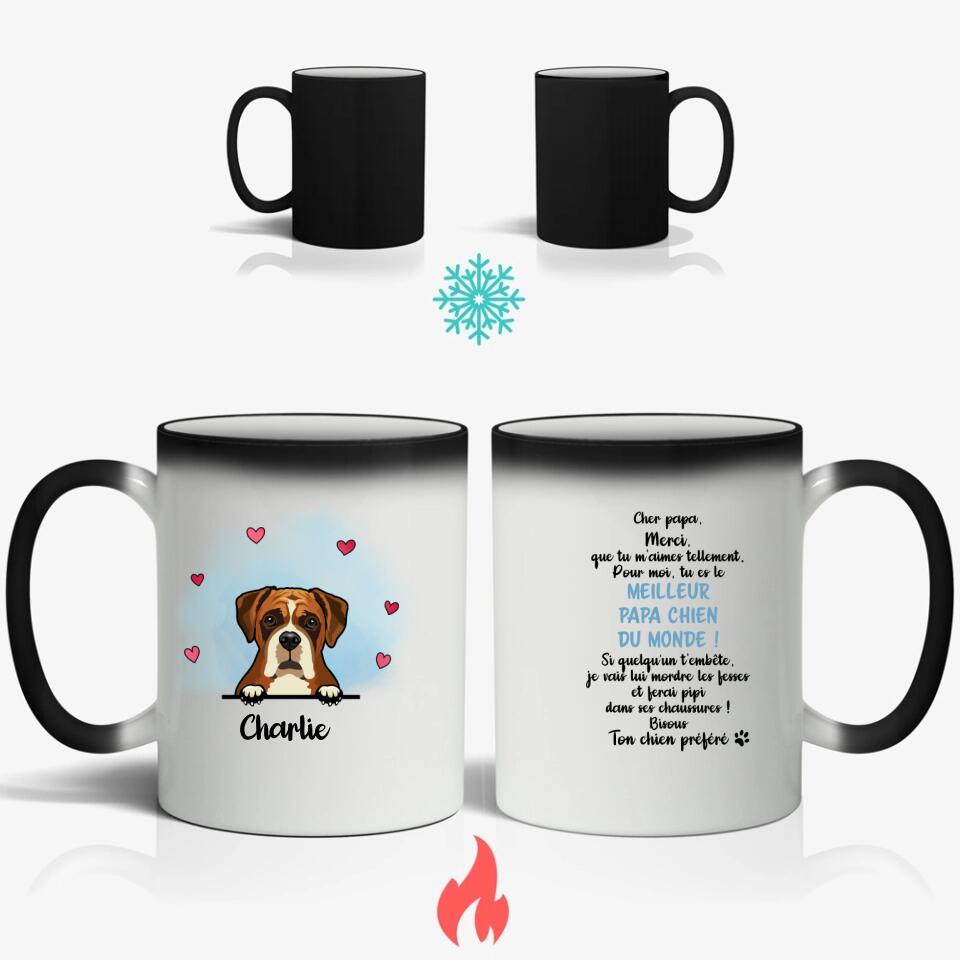 Meilleur papa chien du monde - Mug personnalisé