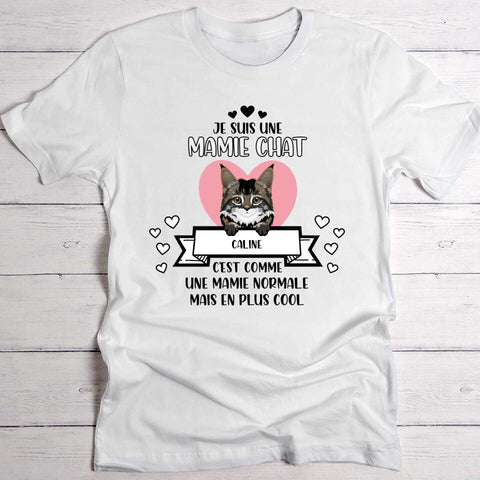 Je suis une mamie chat - T-Shirt personnalisé - Featured Image