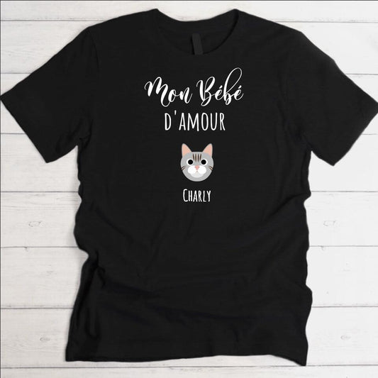 Bébés d'amour- T-Shirt personnalisé