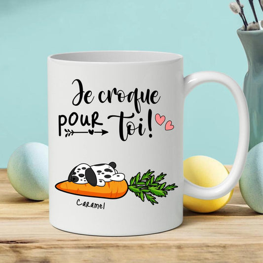 Je croque pour toi - Mug personnalisé