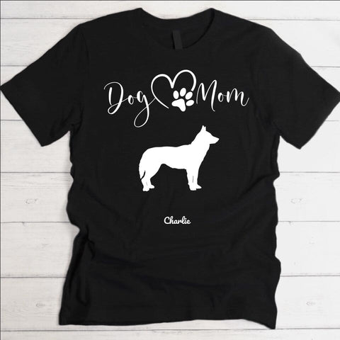 Silhouettes Maman Chien - T-shirt personnalisé - Featured Image