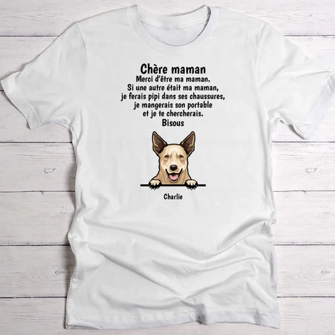 Chère maman - T-Shirt personnalisé - Featured Image