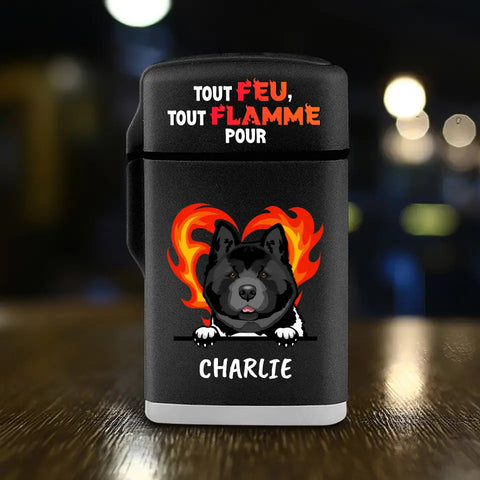 Tout feu, tout flamme - Briquet tempête personnalisé - Featured Image