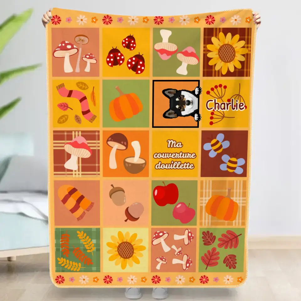 Couverture automnale -  Couverture personnalisée