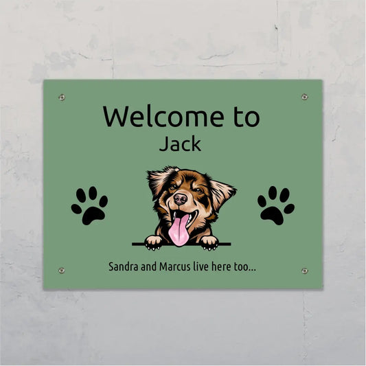 Welcome to - Custom door sign