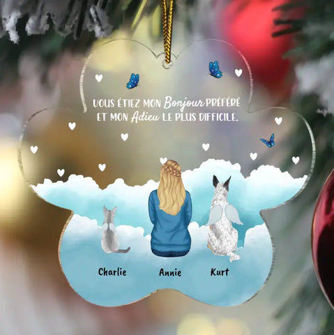 Mon bonjour préféré  - Ornement acrylique personnalisé - Featured Image