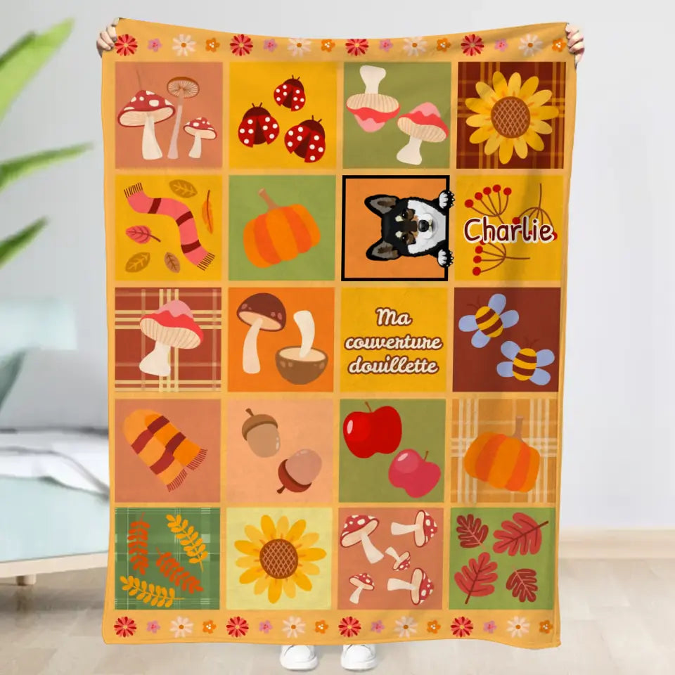 Couverture automnale -  Couverture personnalisée