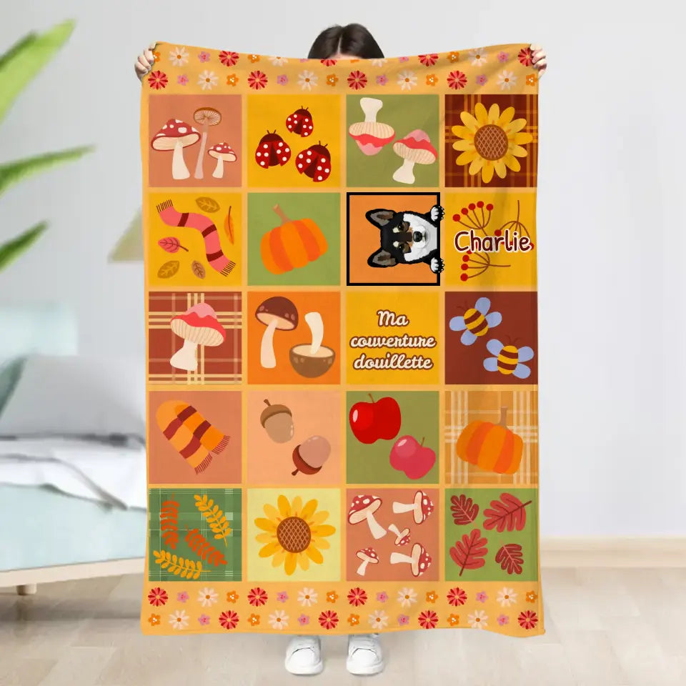 Couverture automnale -  Couverture personnalisée