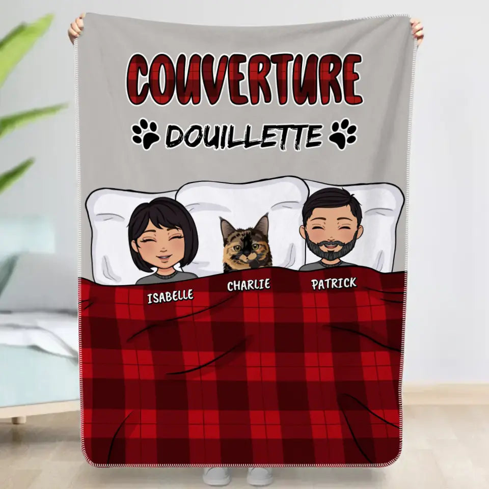 Couverture douillette (Couple) - Couverture personnalisée