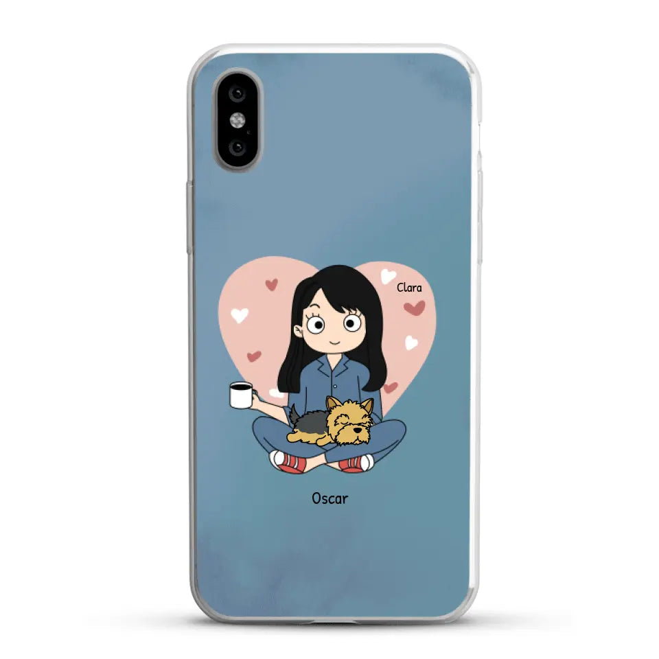 Maman chien BD - Coque de téléphone personnalisé