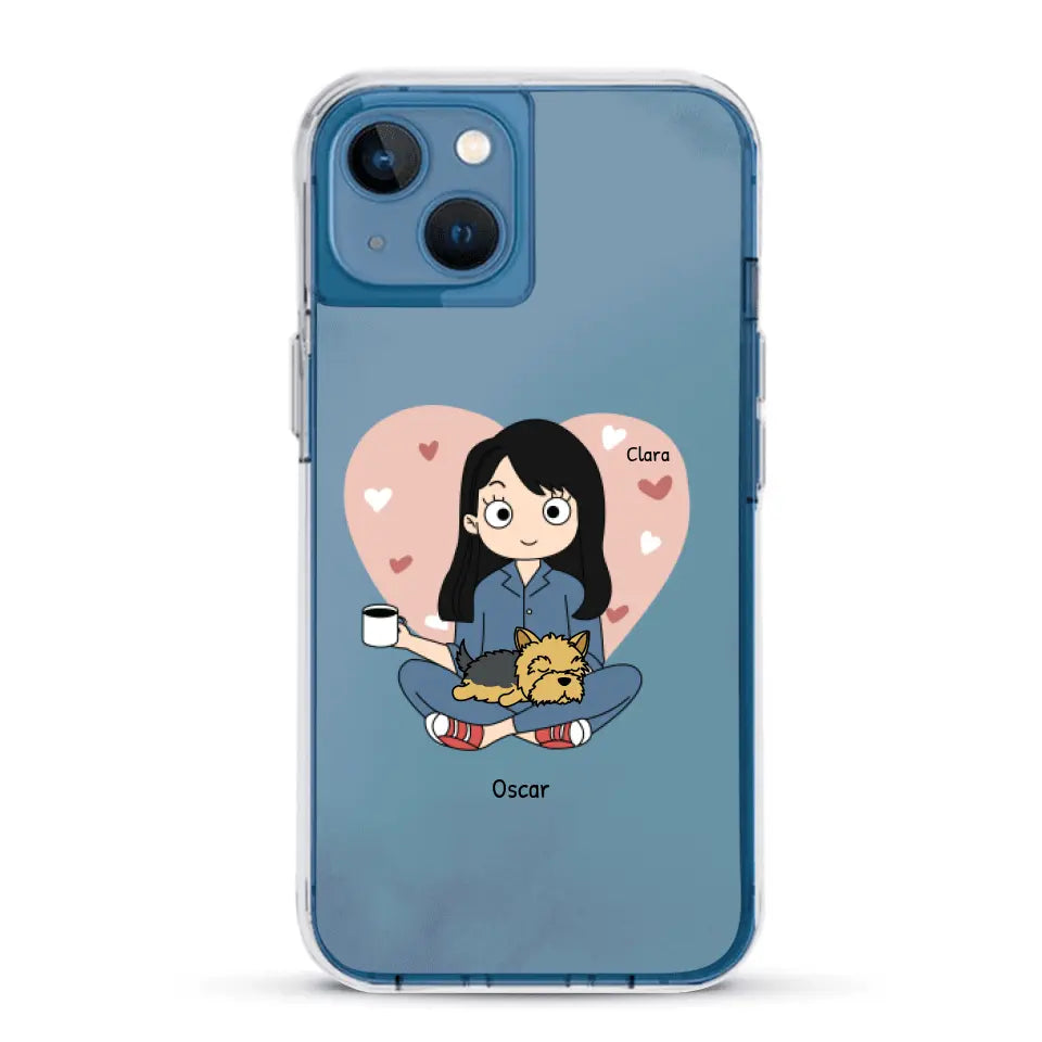 Maman chien BD - Coque de téléphone personnalisé