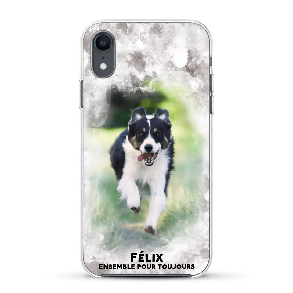 Cadre aquarelle - Coque de téléphone personnalisée
