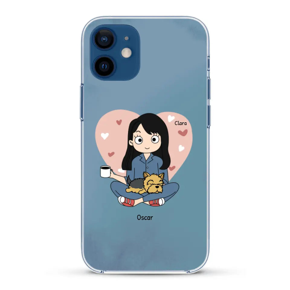 Maman chien BD - Coque de téléphone personnalisé