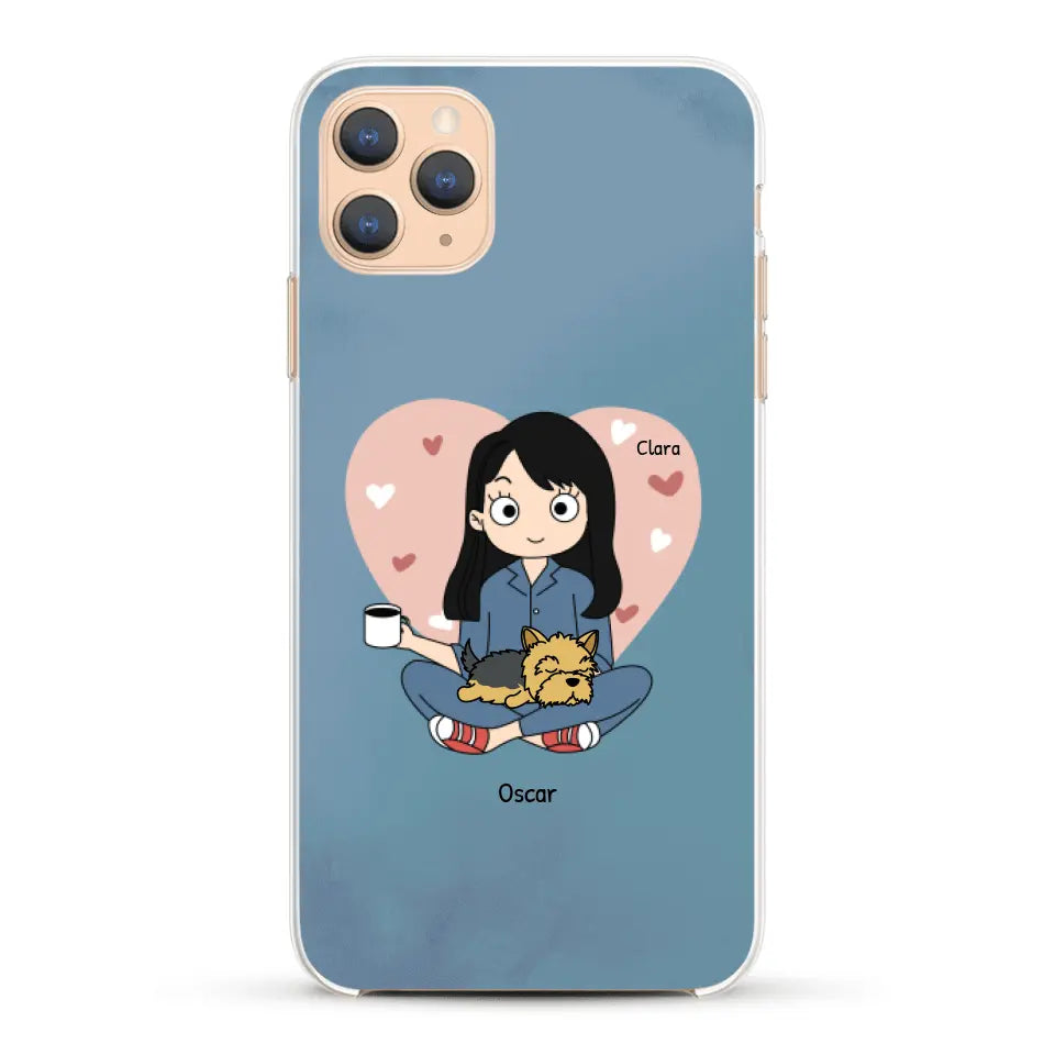 Maman chien BD - Coque de téléphone personnalisé