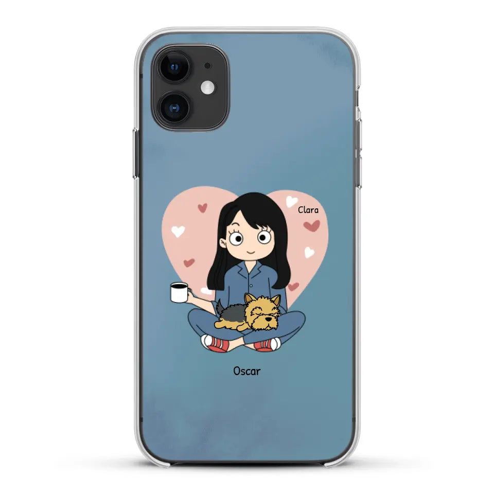 Maman chien BD - Coque de téléphone personnalisé