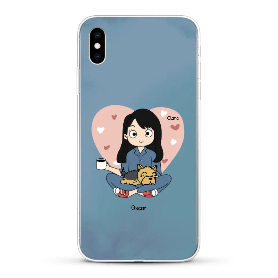 Maman chien BD - Coque de téléphone personnalisé