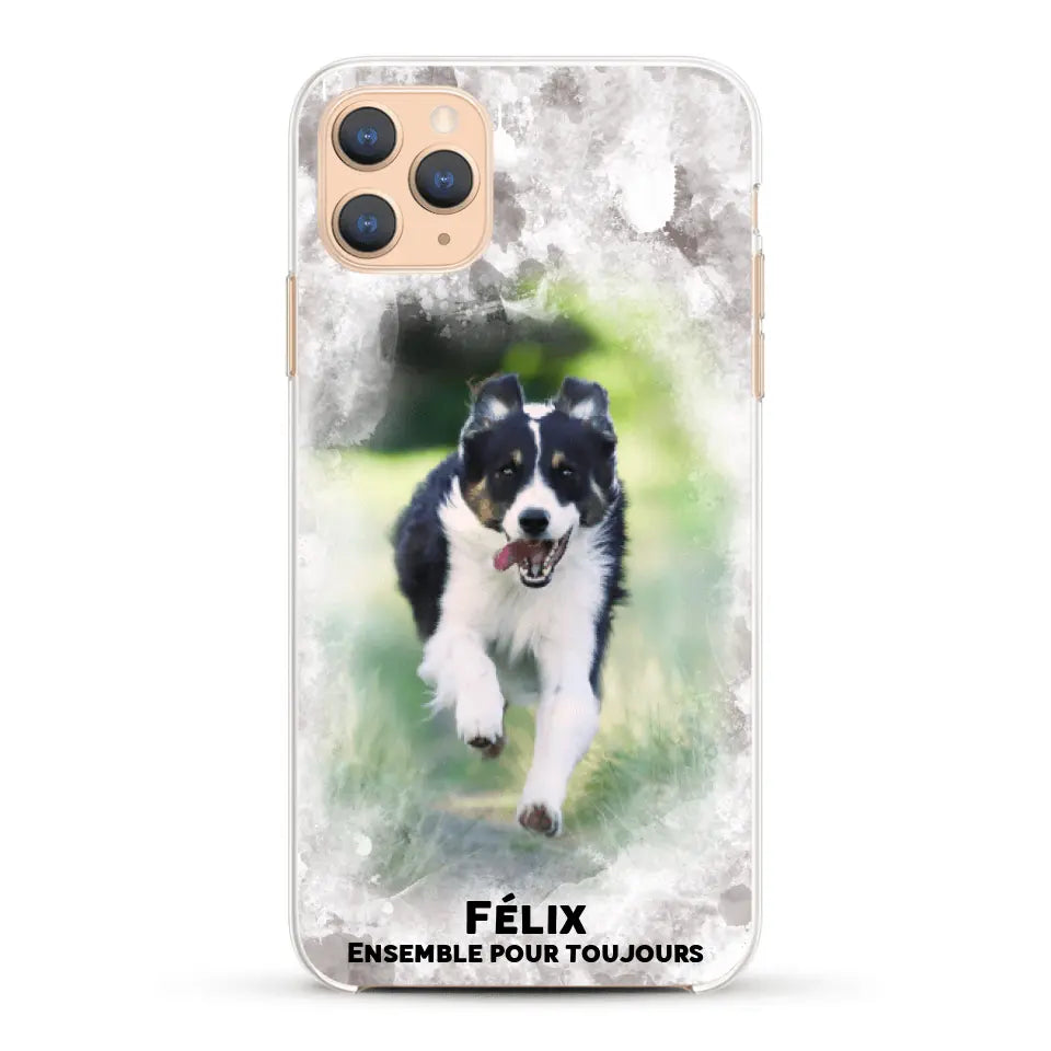 Cadre aquarelle - Coque de téléphone personnalisée