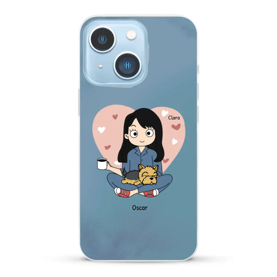 Maman chien BD - Coque de téléphone personnalisé