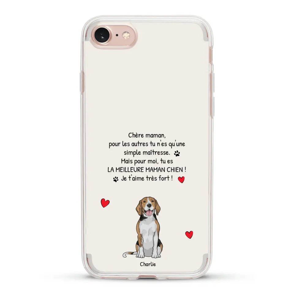 Meilleure maman chien du monde - Coque de téléphone personnalisée