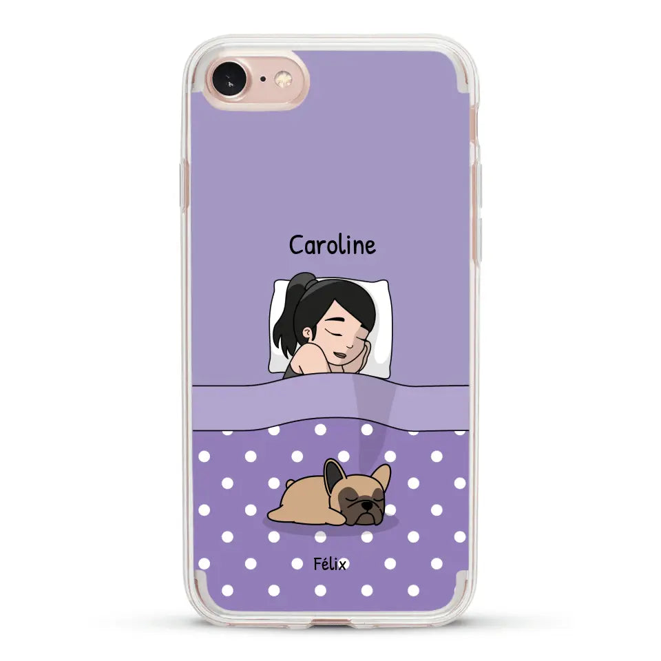 Câlins avec mes amis à poils - Coque de téléphone personnalisée