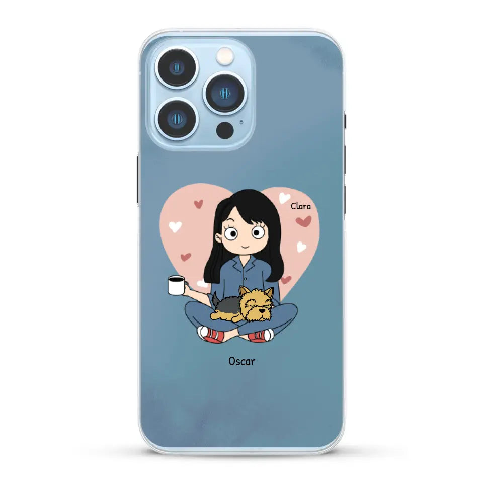 Maman chien BD - Coque de téléphone personnalisé