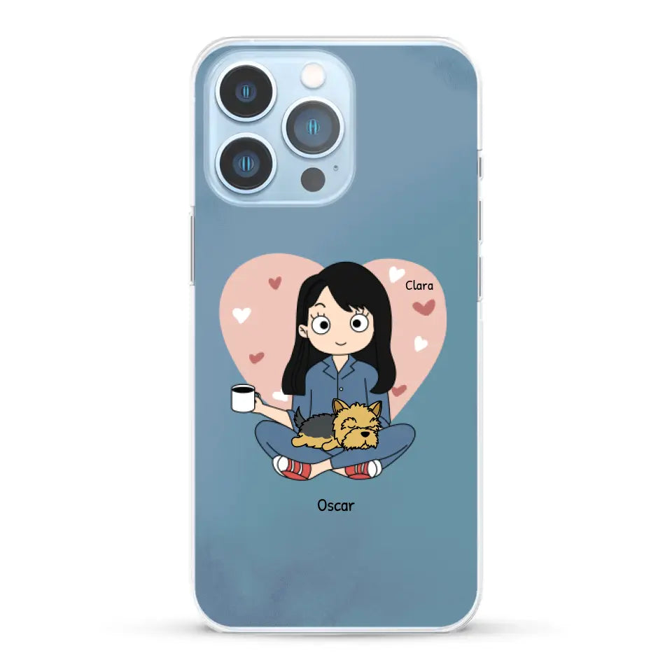 Maman chien BD - Coque de téléphone personnalisé