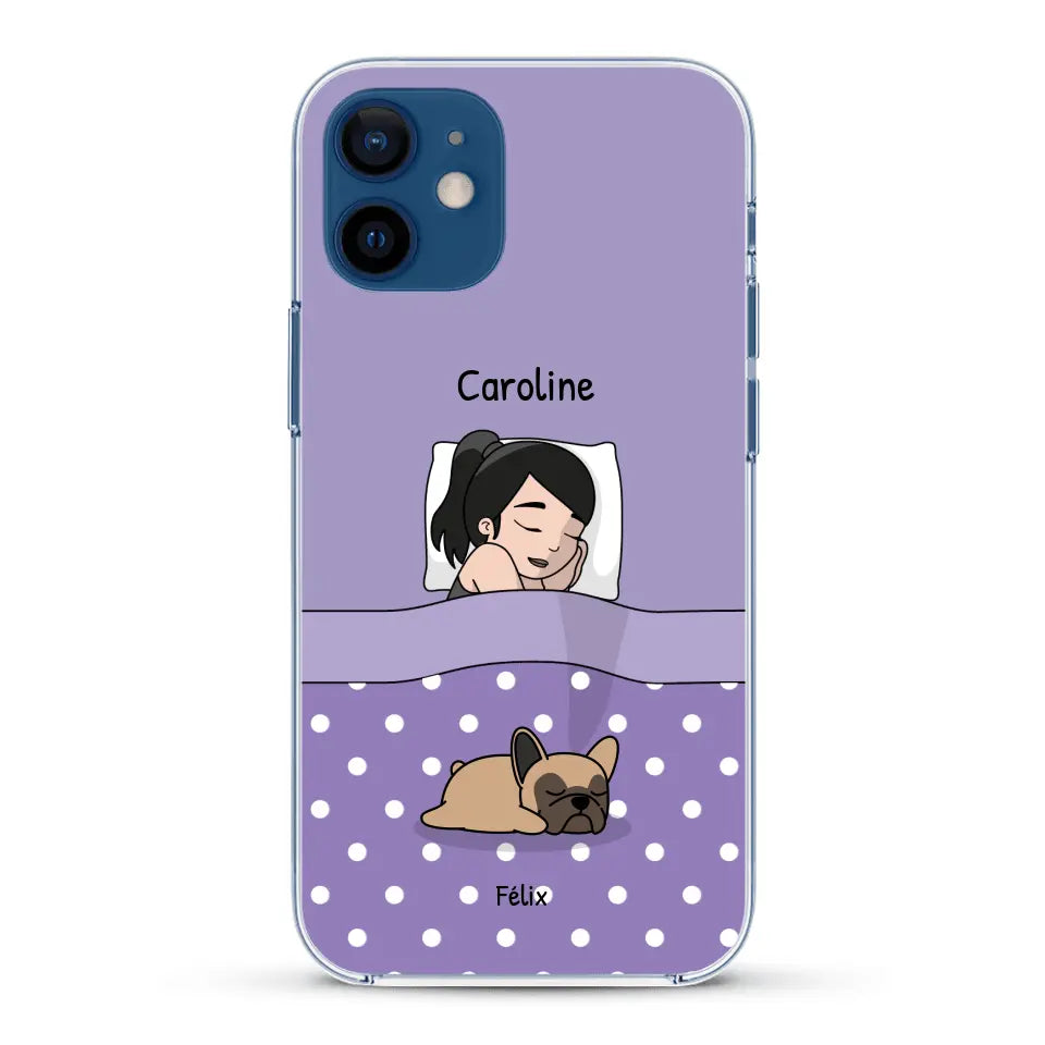 Câlins avec mes amis à poils - Coque de téléphone personnalisée